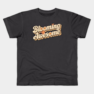 Blooming Awesome | Gardening Kids T-Shirt